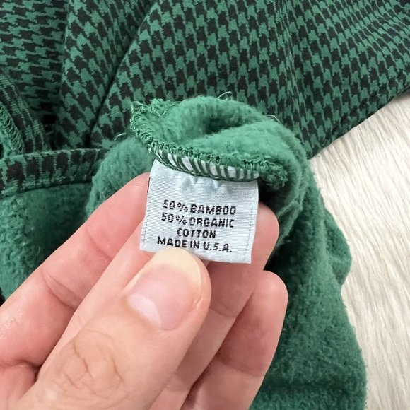 Bryn Walker Size Large Inlet Pike Houndstooth Print Cowl Neck‎ Poncho Top - Picture 9 of 10